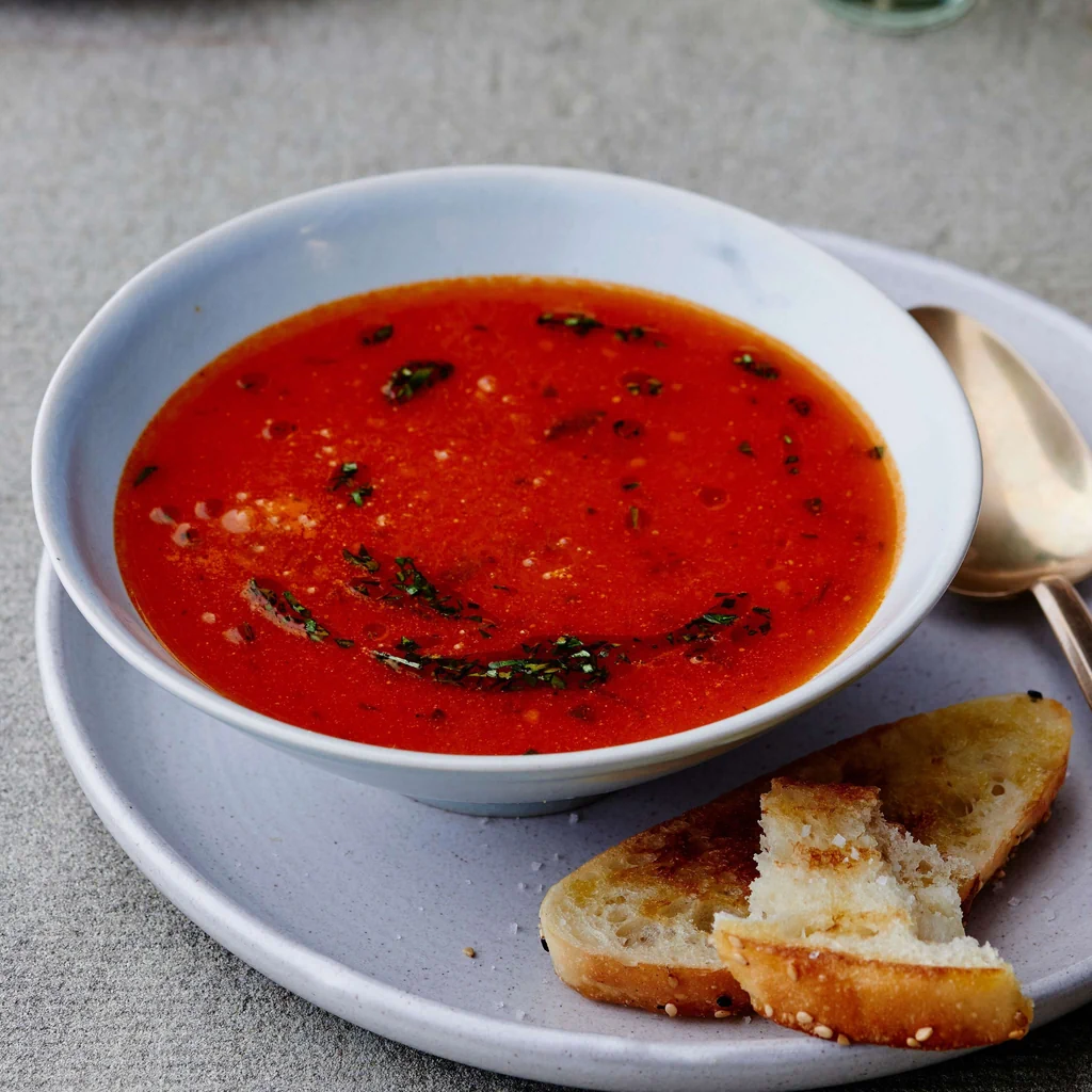 Gebackene Tomatensuppe