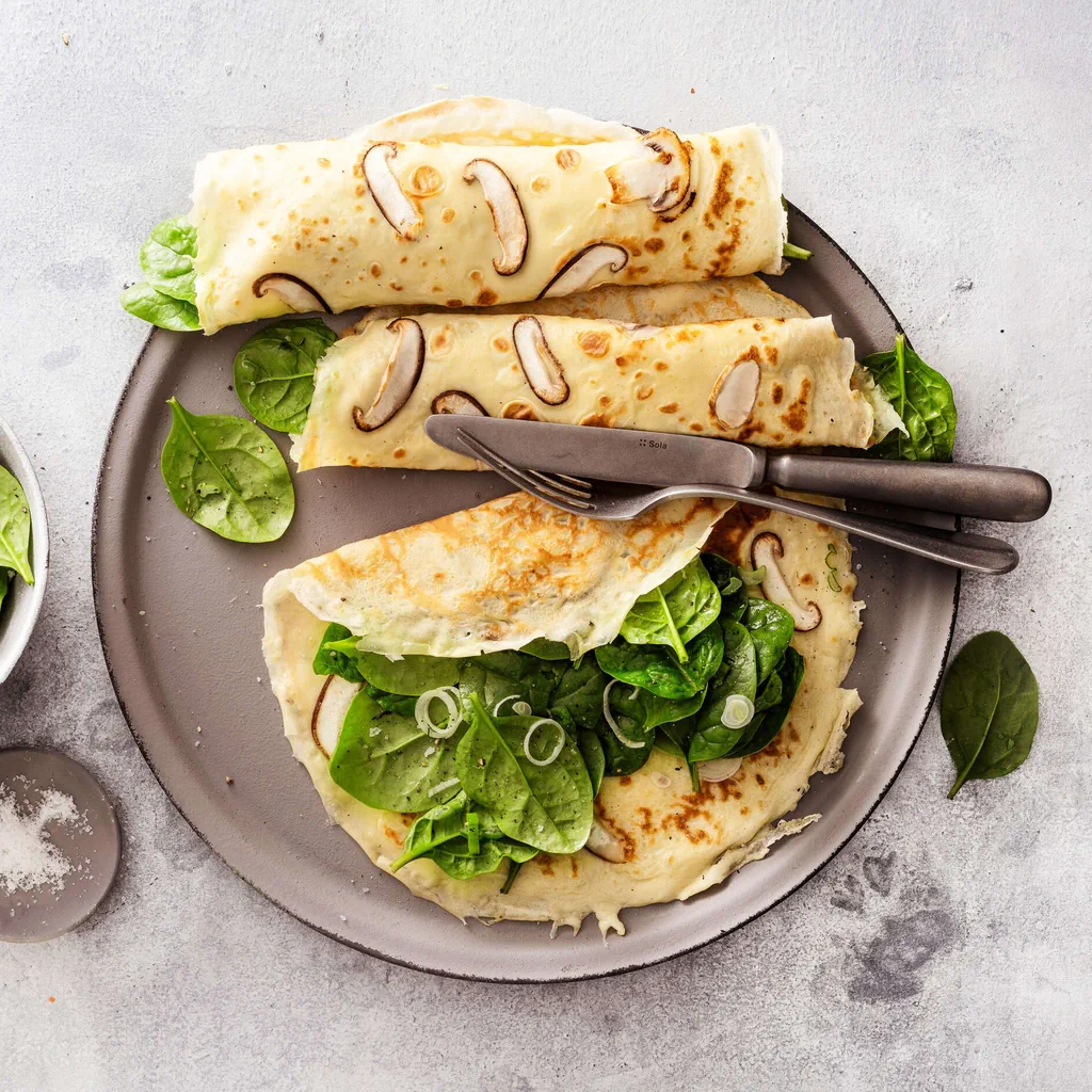 Crêpes ai funghi