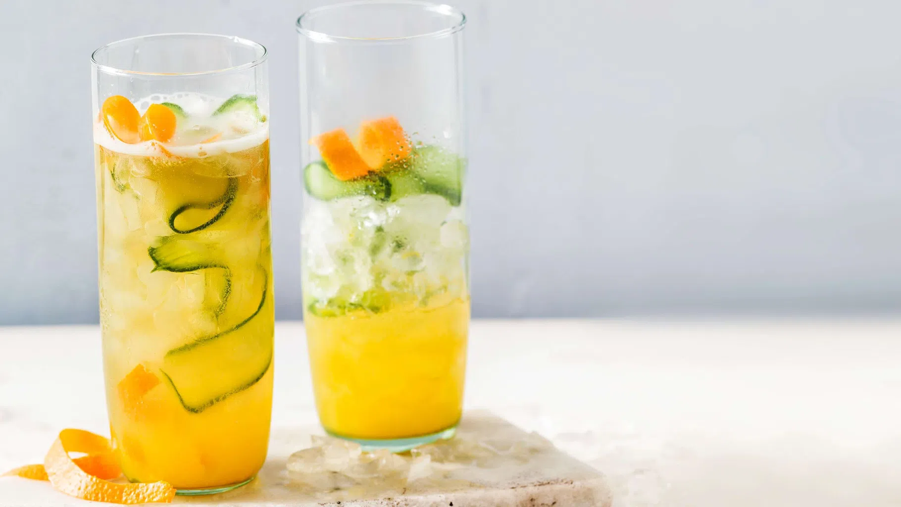 Mocktail al mate e all'arancia