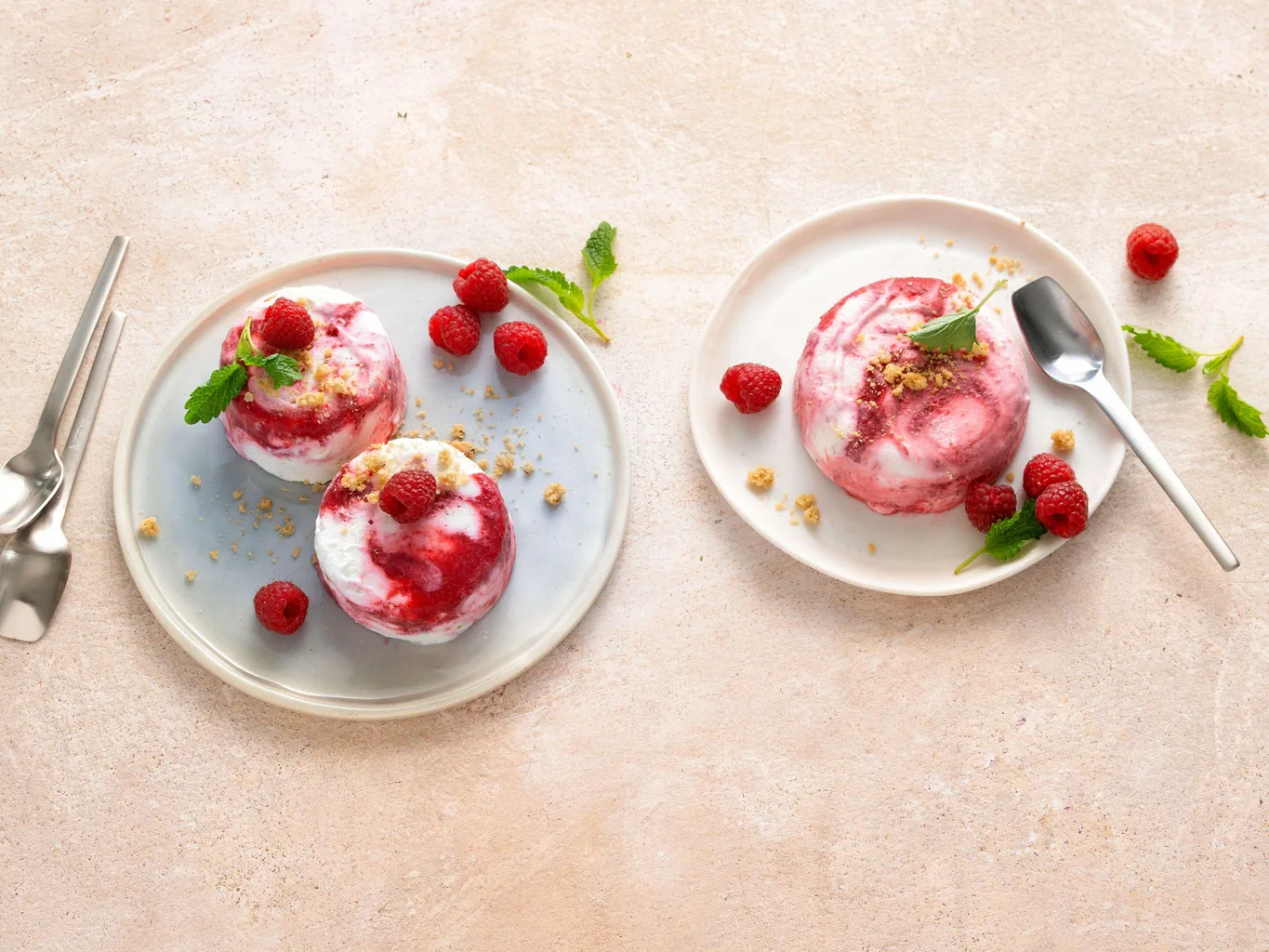 Himbeeren-Limetten-Parfait