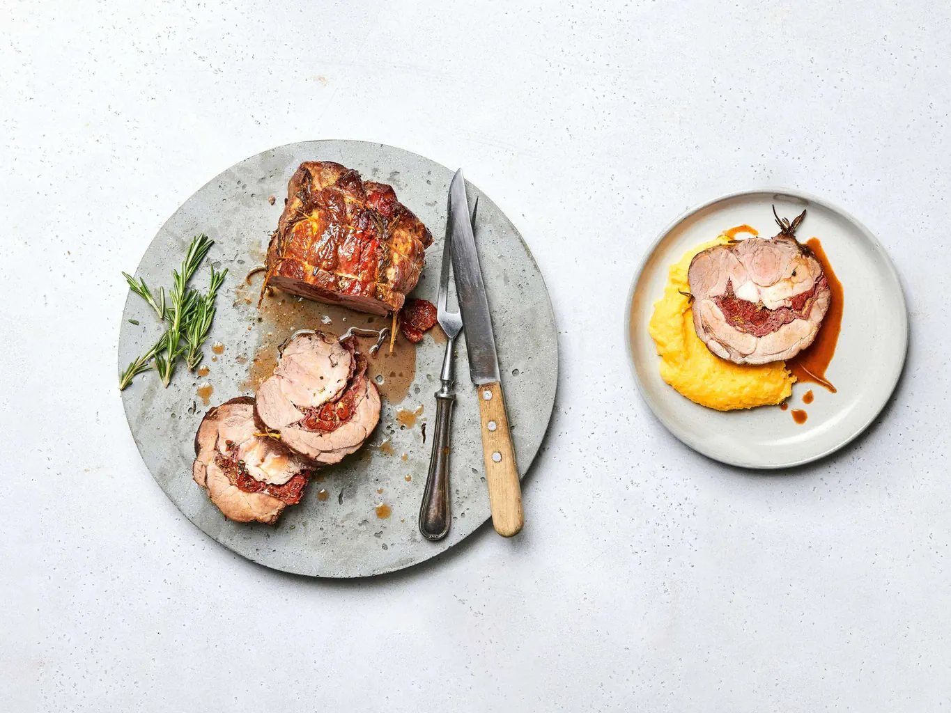 Gefüllter Schweinsbraten