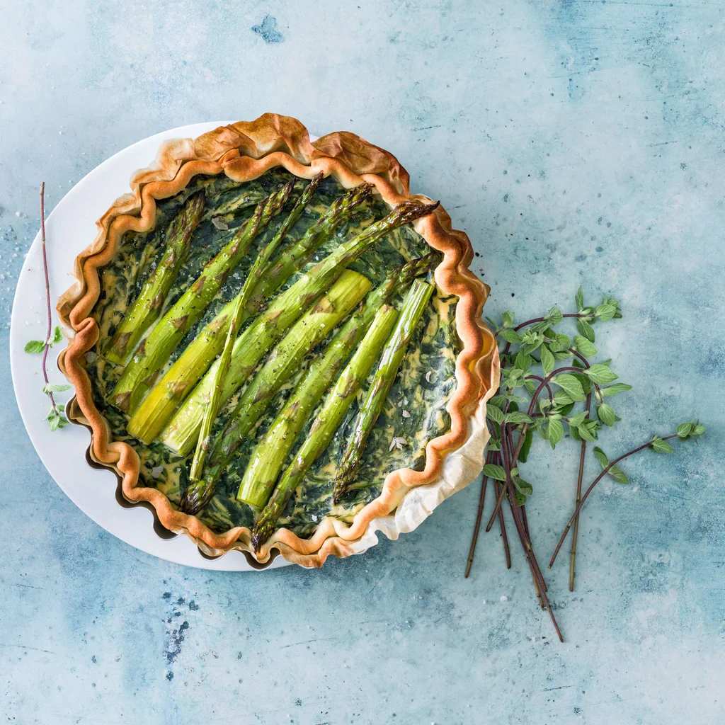Quiche d’asparagi vegan
