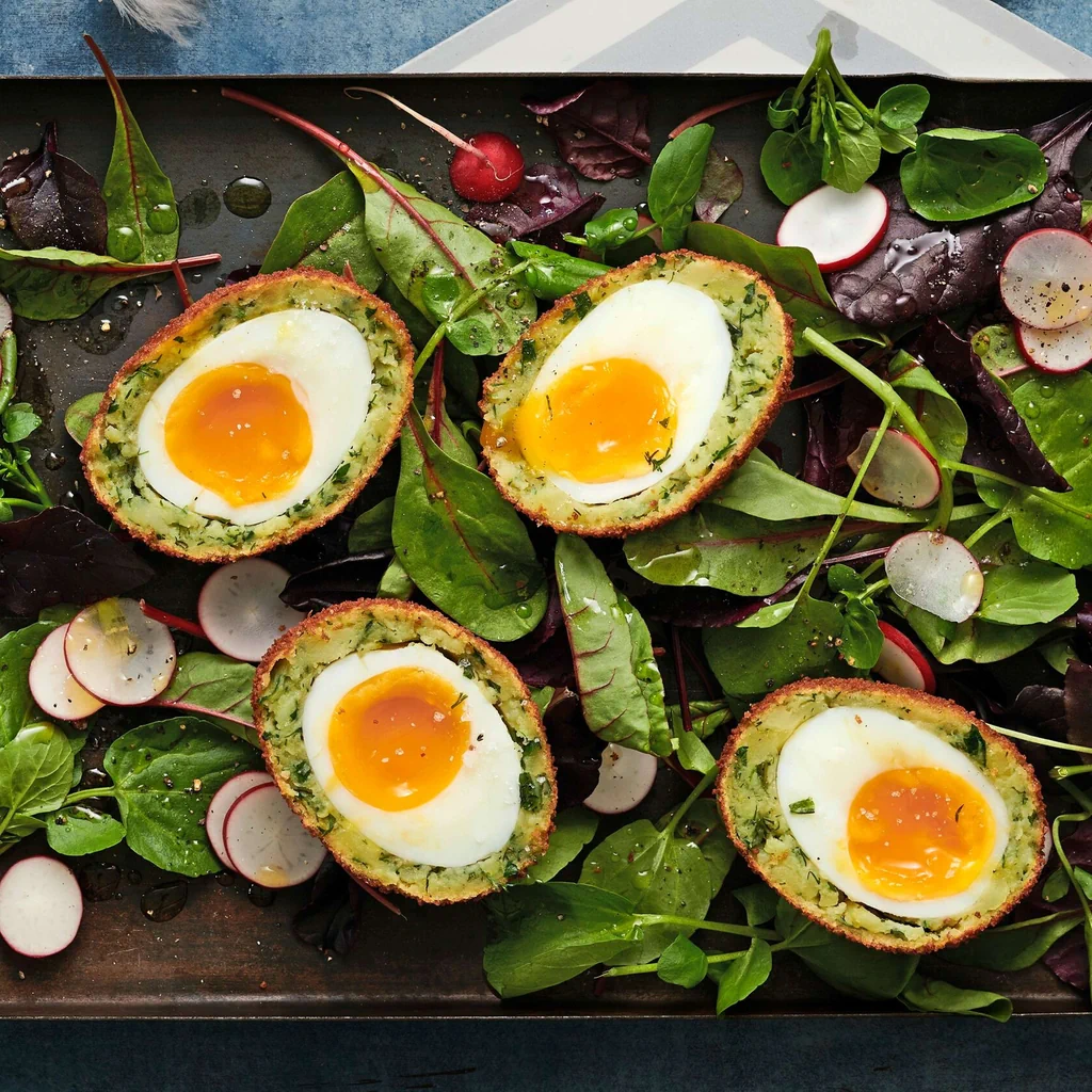 Scotch eggs végétariens