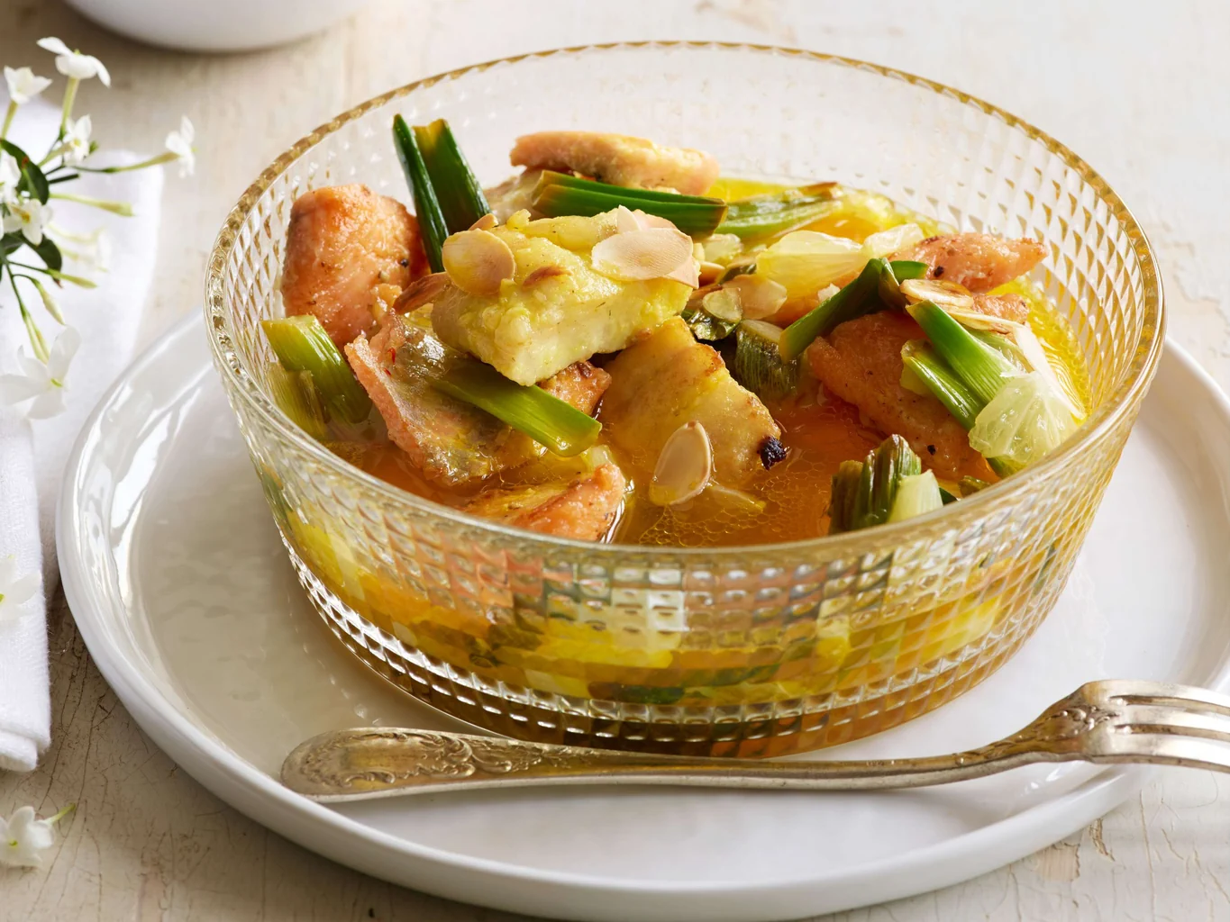 Fischragout mit Safran