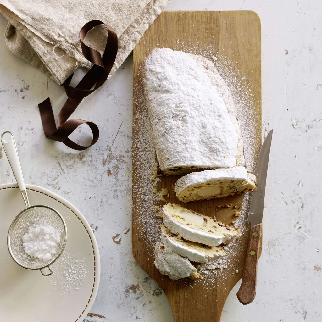 Christstollen aux canneberges