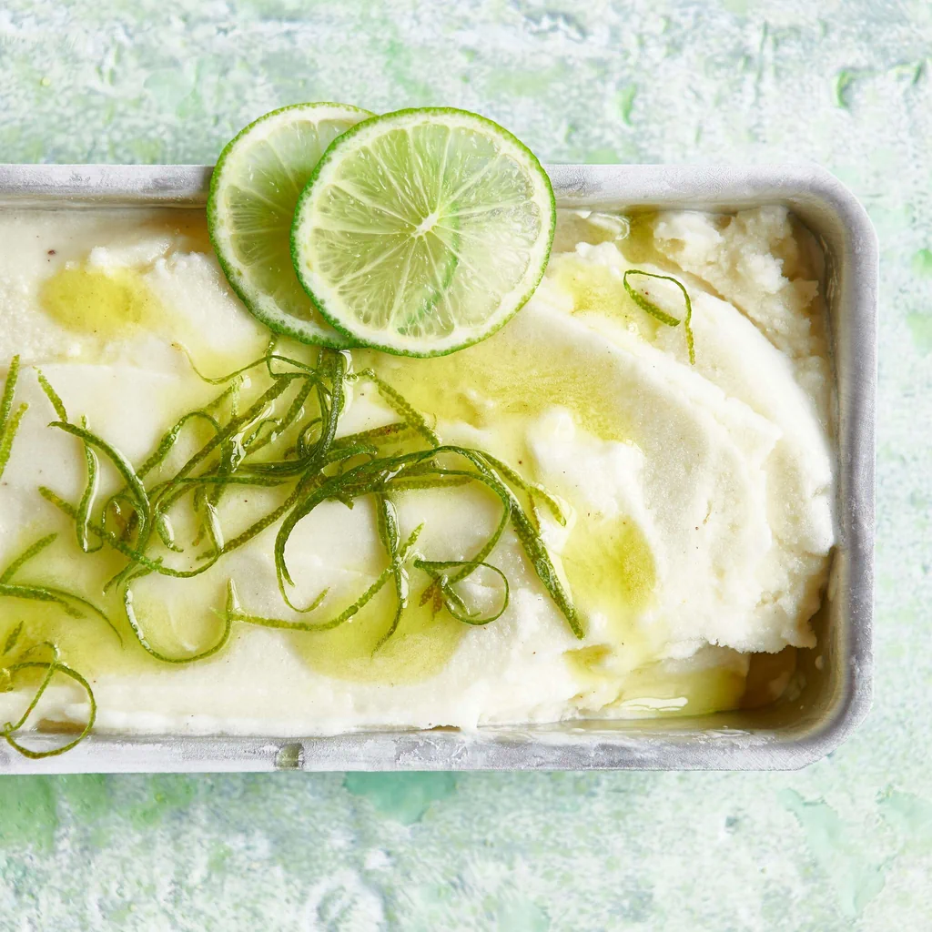 Limettensorbet 