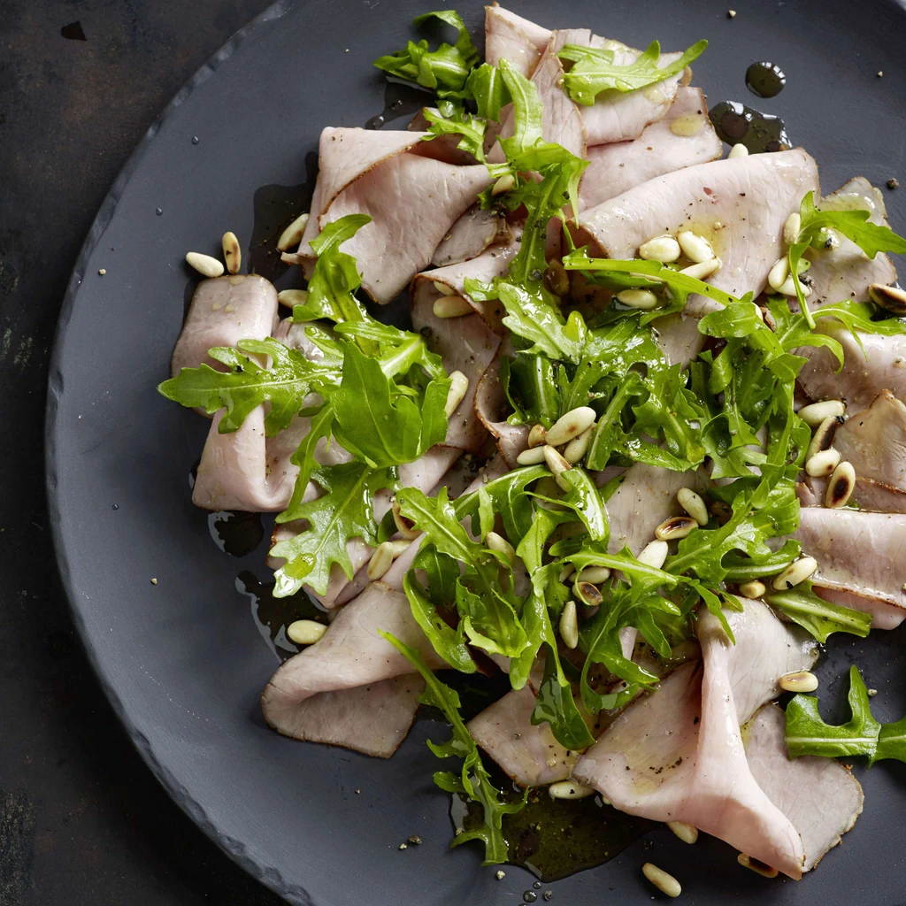 Rôti de veau, sauce au vinaigre de vin rouge