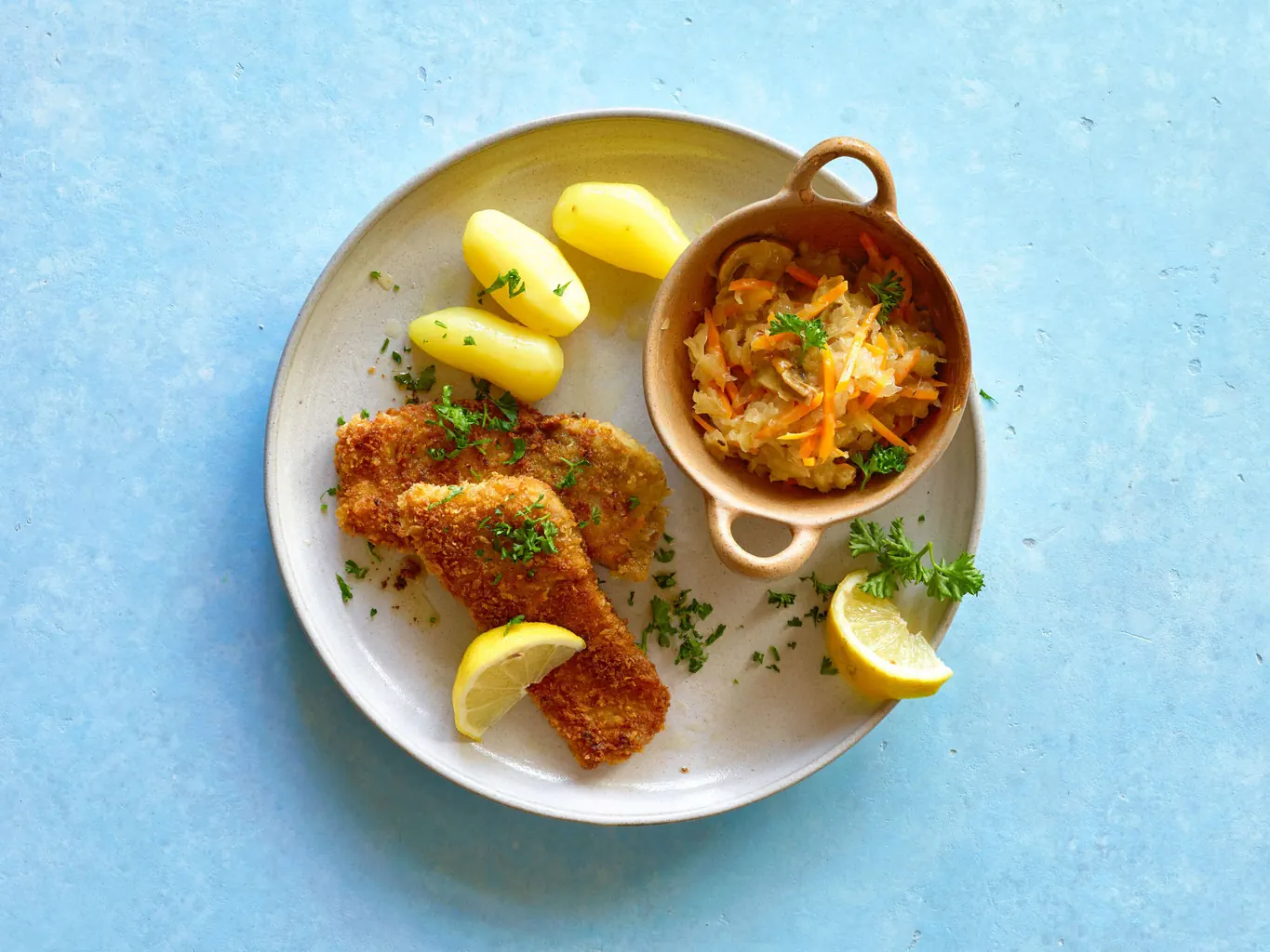 Panierte Karpfenfilets