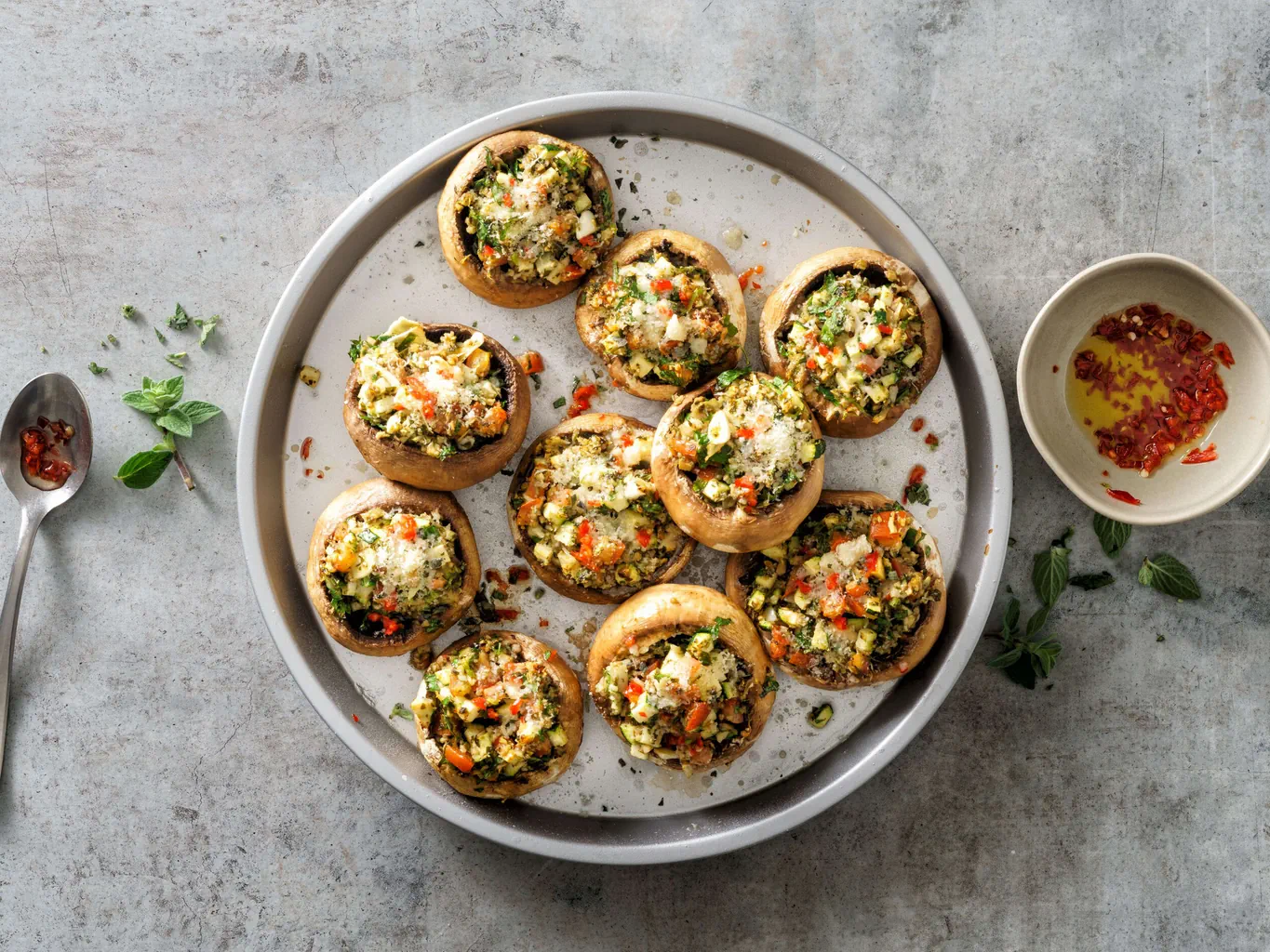 Champignon farciti