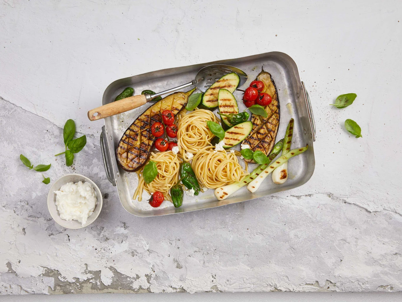 Pasta mit Grillgemüse
