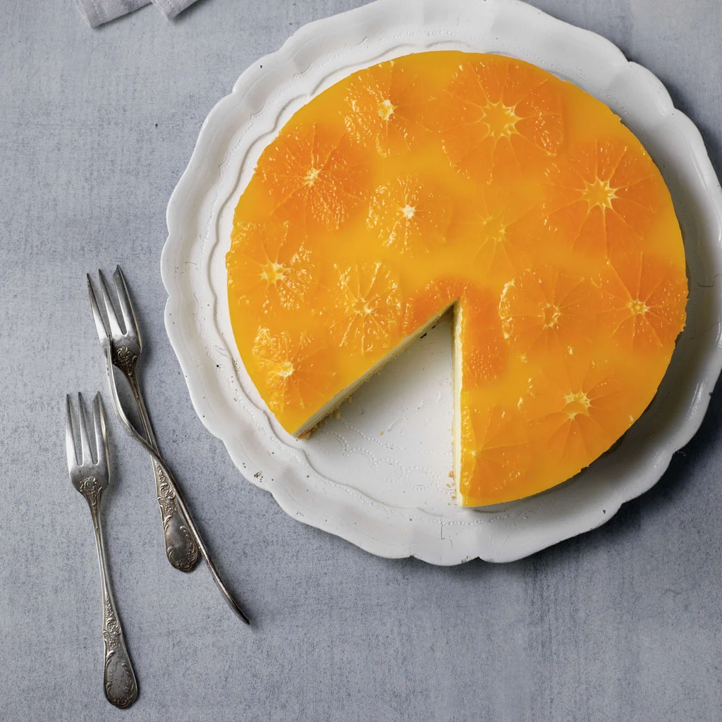 Tourte à la mandarine sans lactose