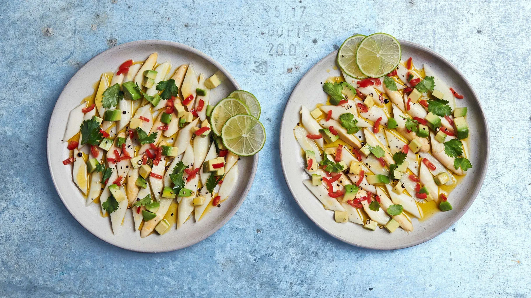 Per i vegetariani, ecco una versione stagionale di ceviche a base di asparagi