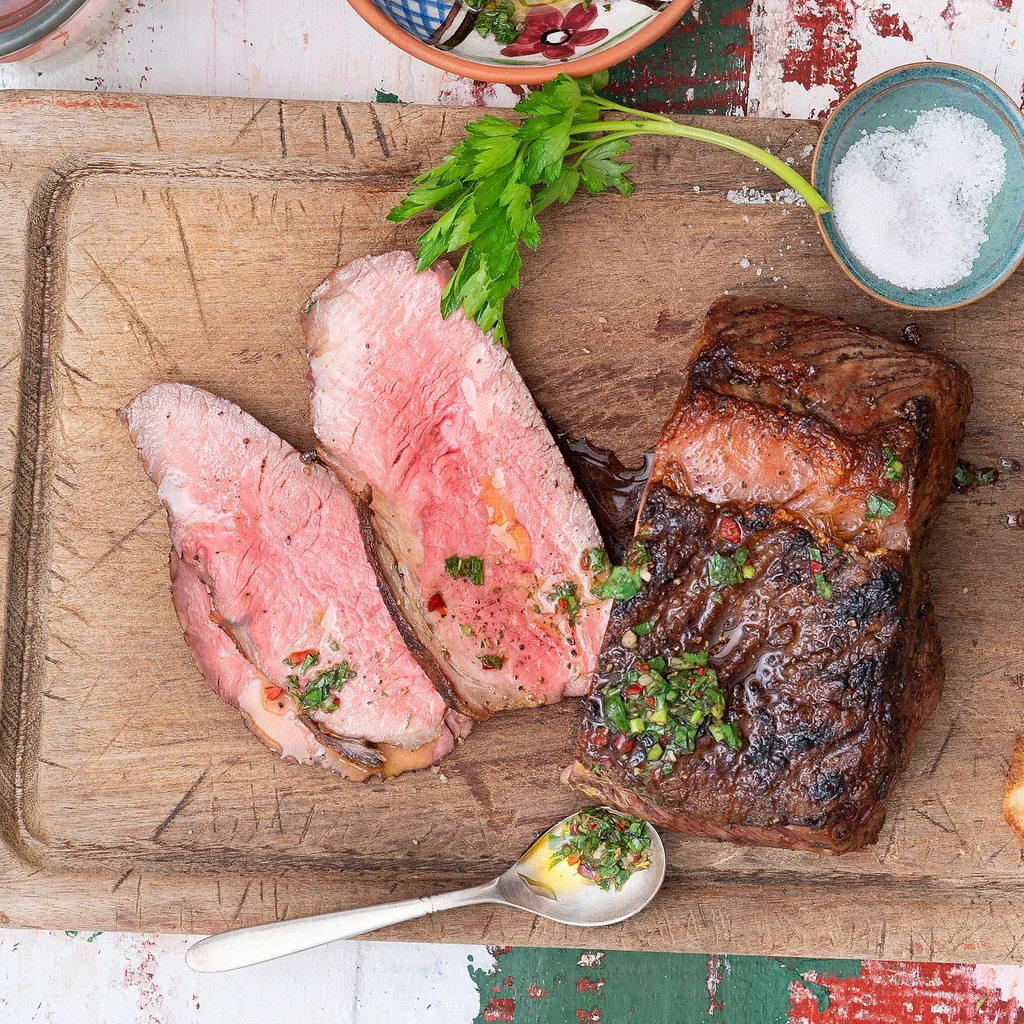 Entrecôte di manzo con chimichurri