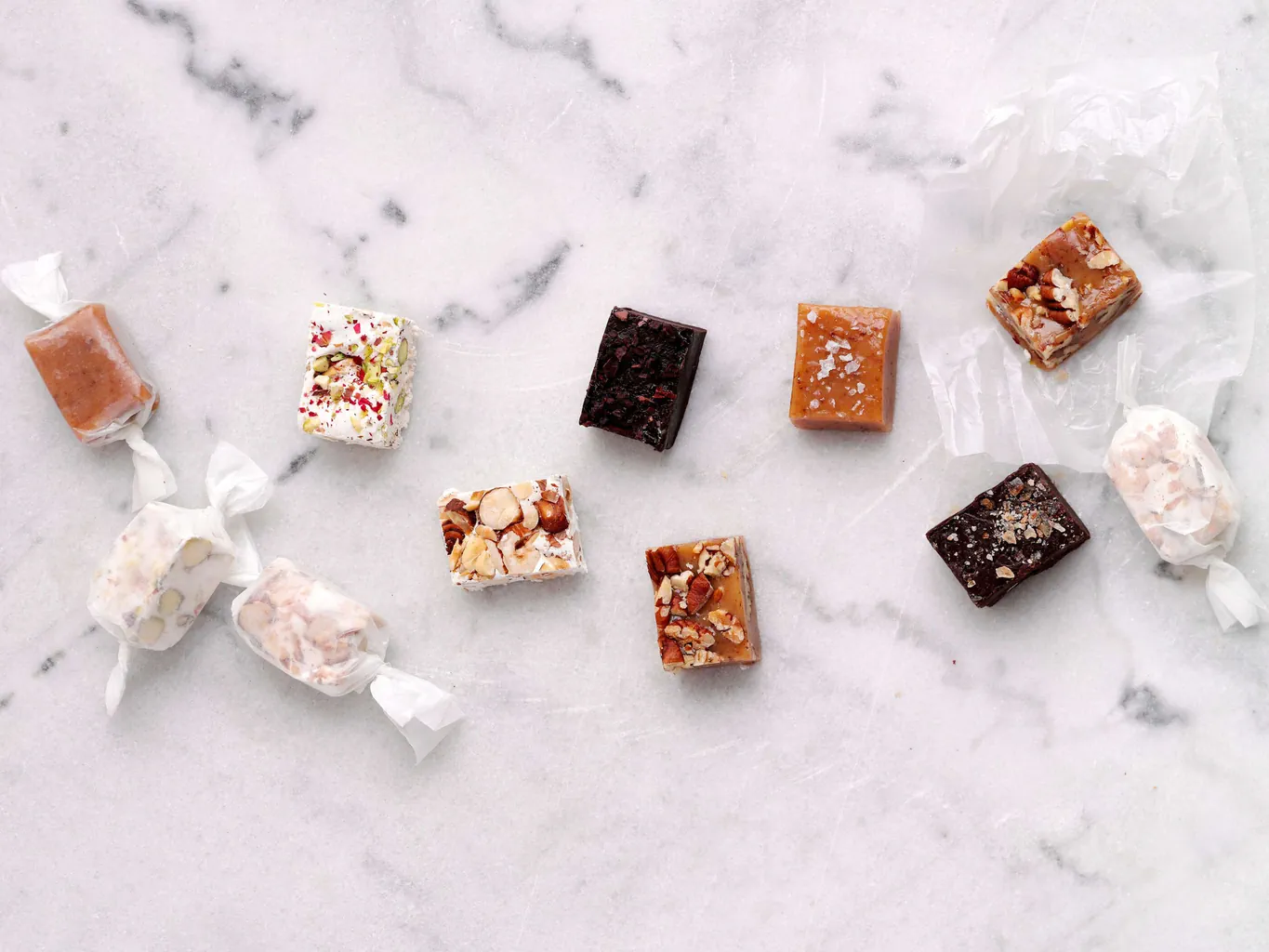 Schoggi-Bonbons mit Kakaosplittern