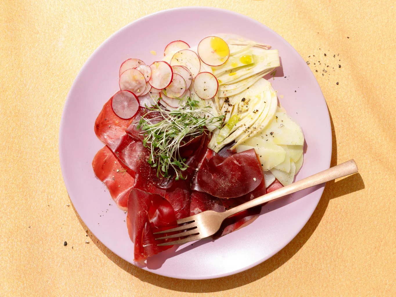 Bündnerfleisch-Carpaccio