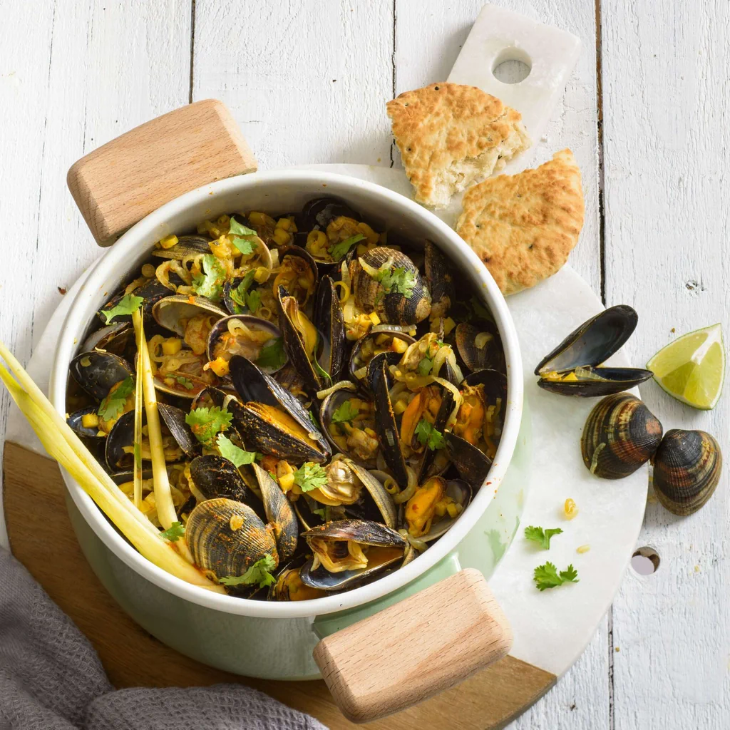 Padellata di molluschi al lemongrass
