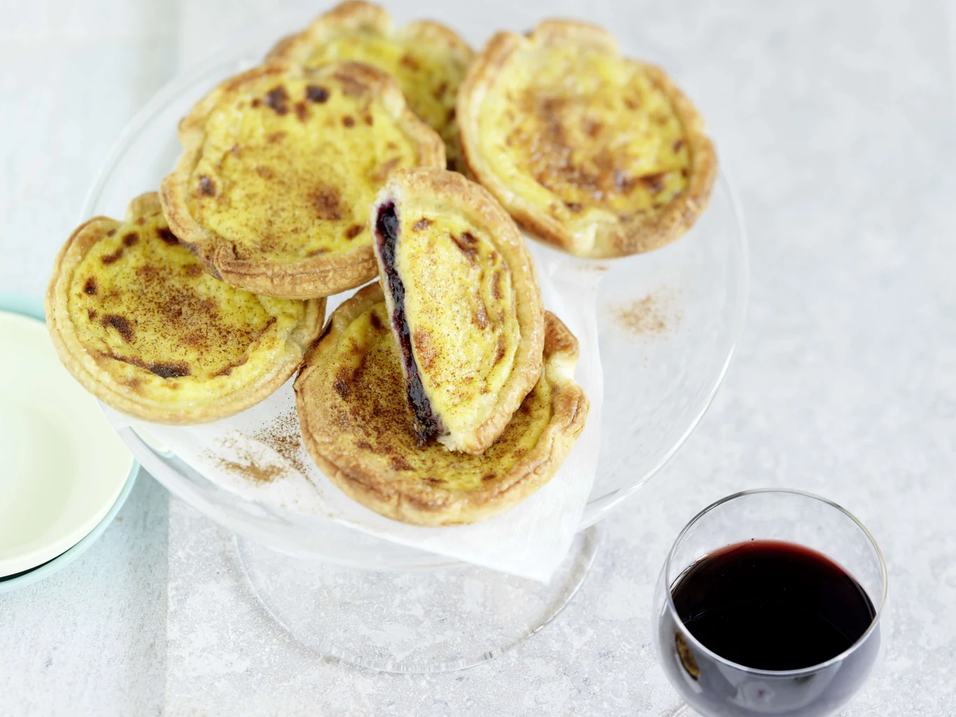 Pastéis de nata all’uva