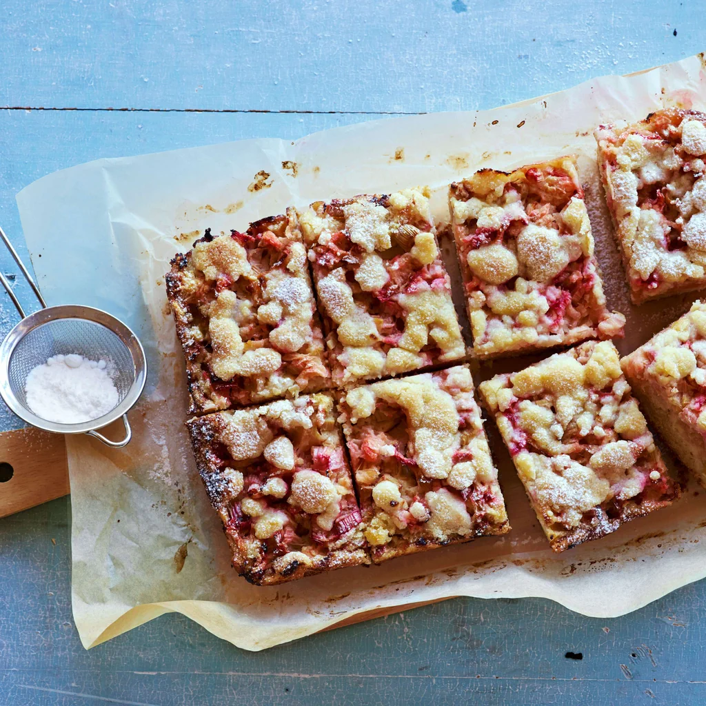 Crumble cake al rabarbaro