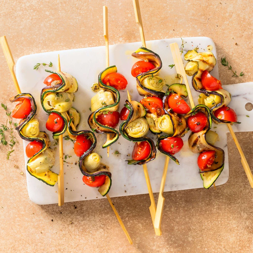 Antipasti-Spiessli vom Grill
