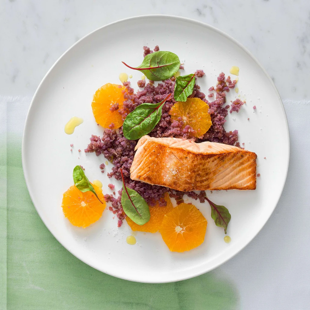 Blumenkohl mit Lachs