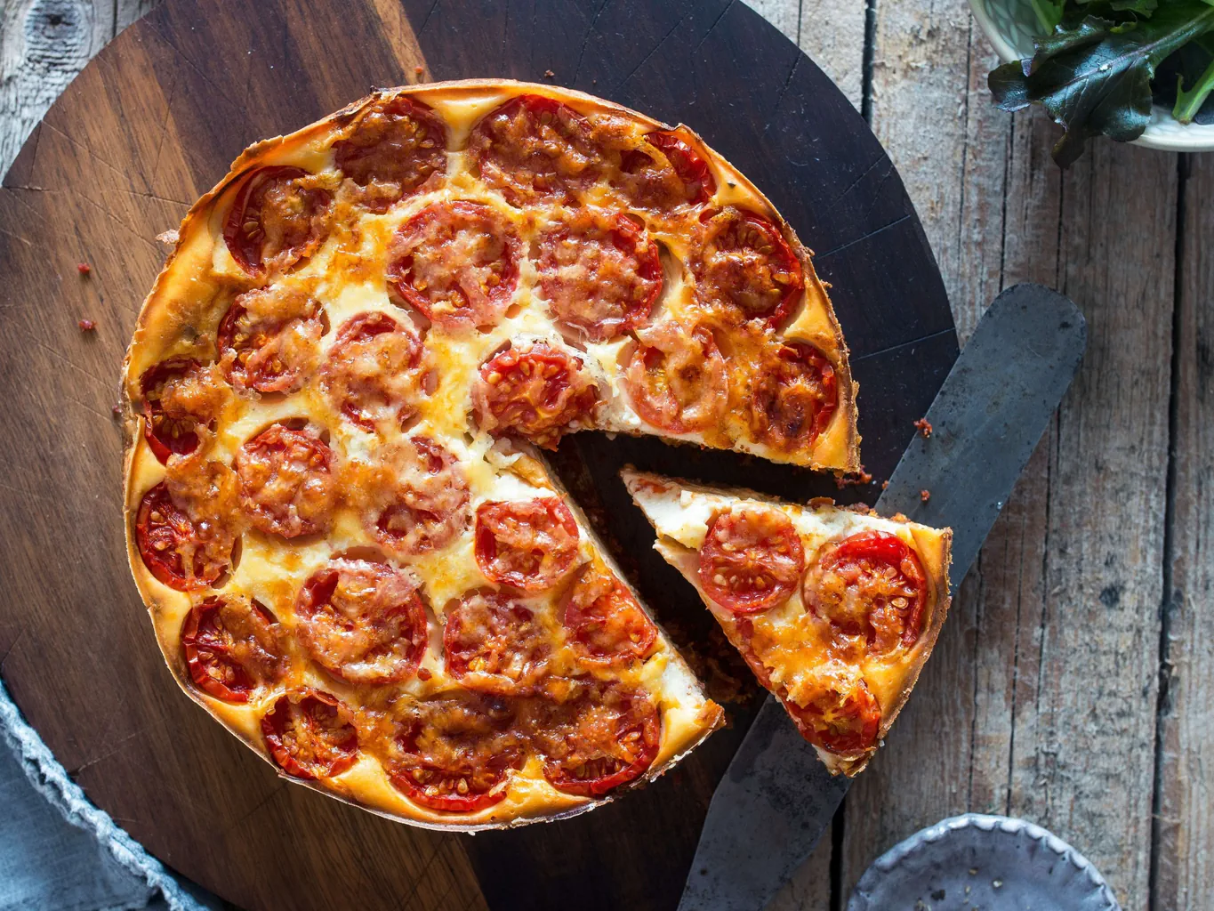 Cheesecake salé aux tomates