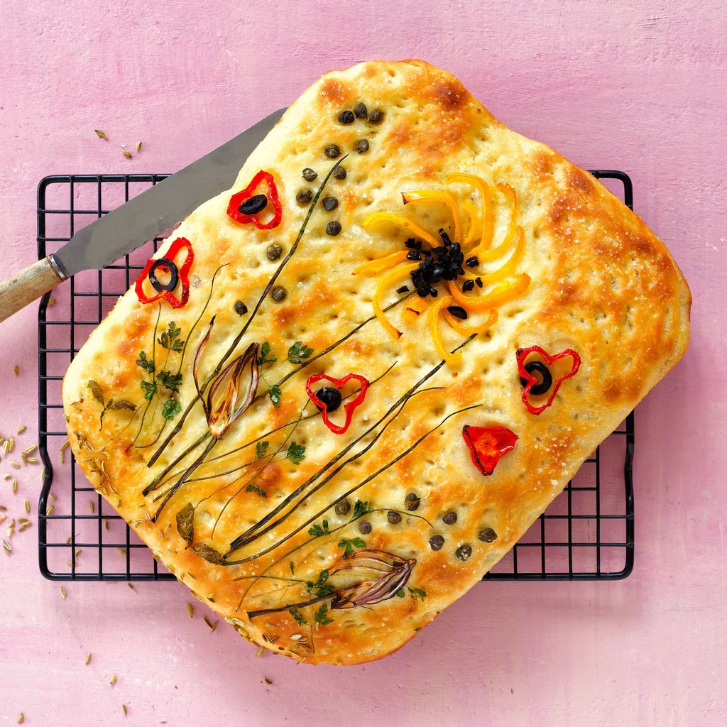Focaccia fleurie
