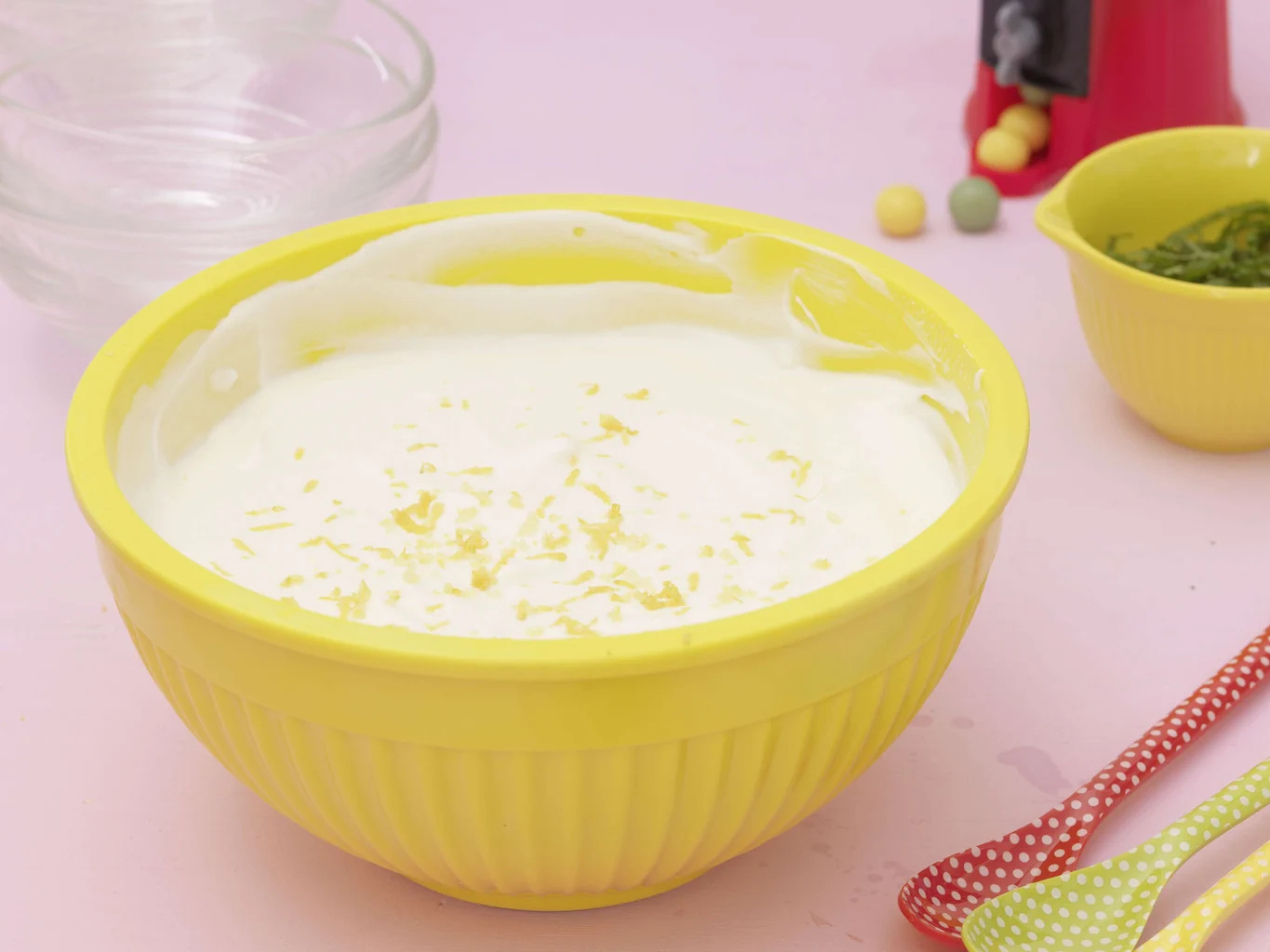 Crème citronnée à la mélisse