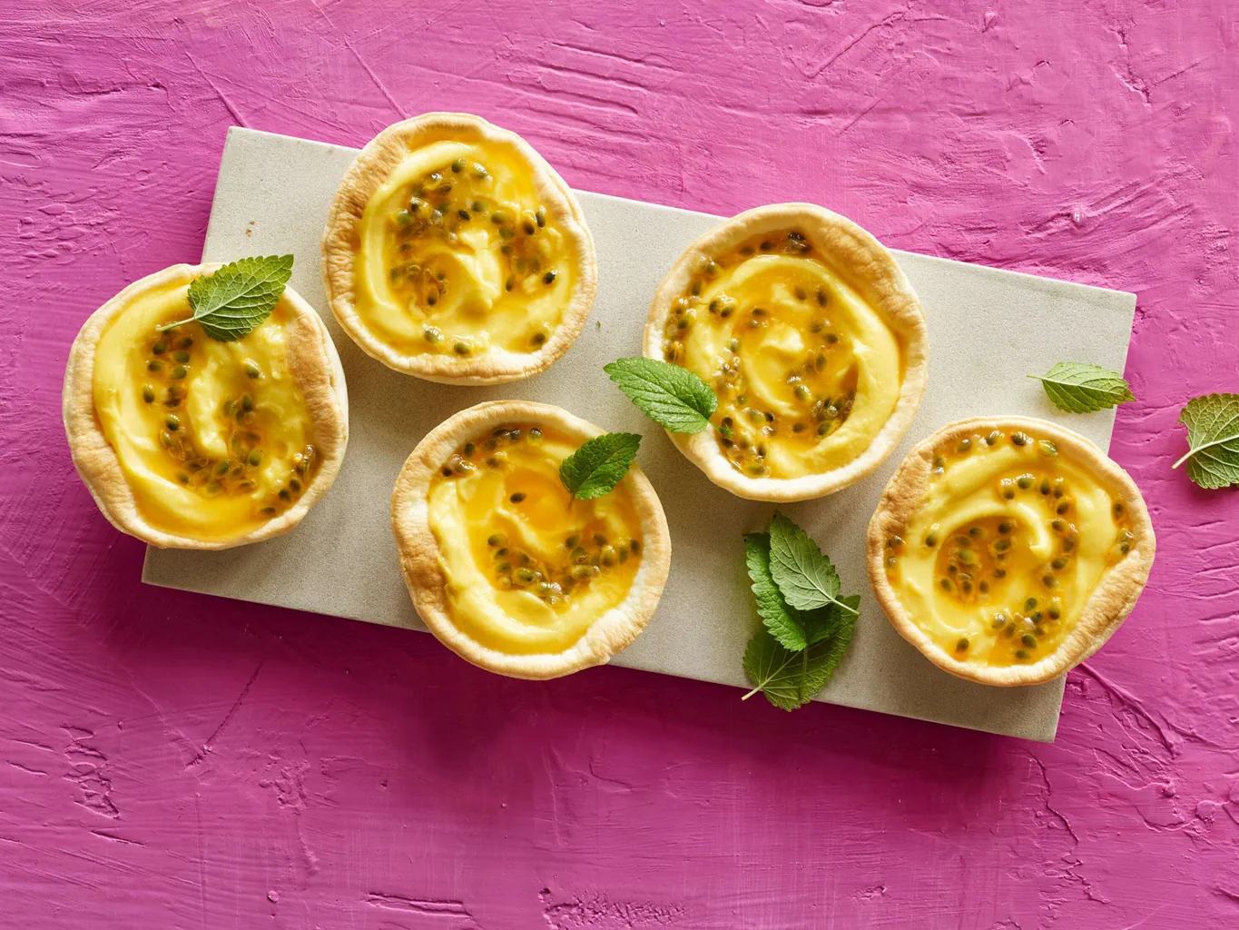 Tartelettes aux fruits de la passion