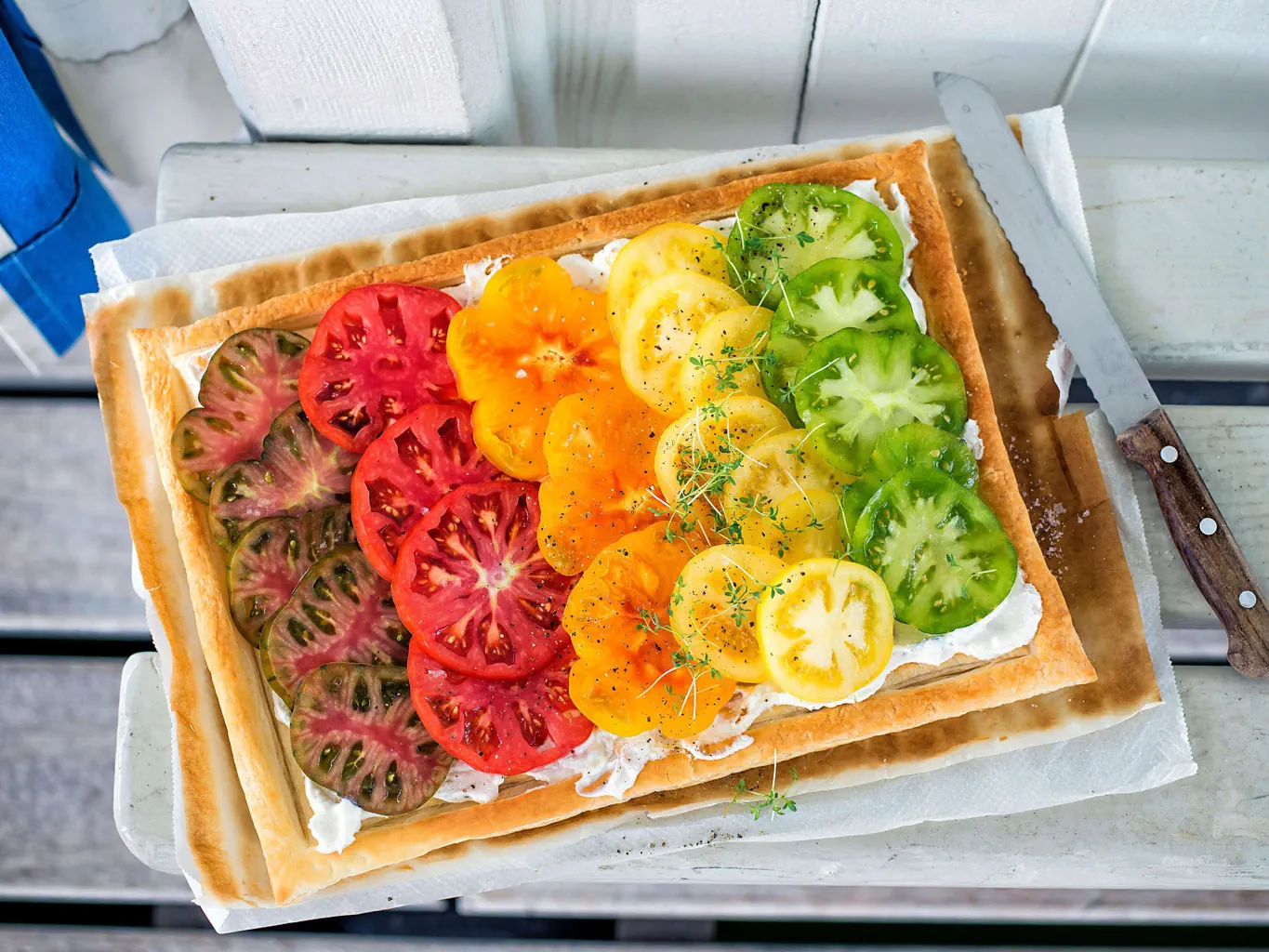 Tomaten-Meerrettich-Tarte