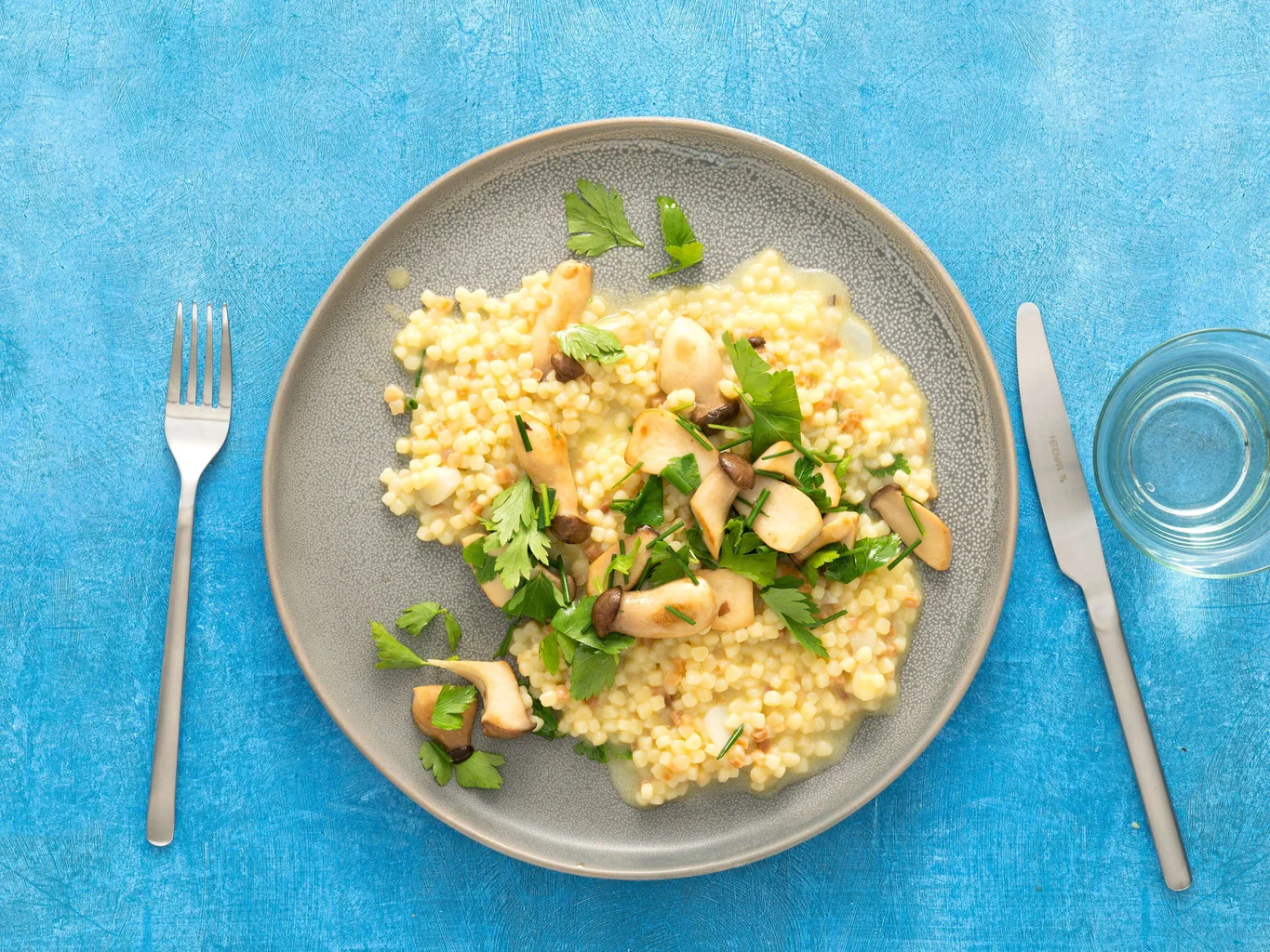 Fregola sarda ai funghi