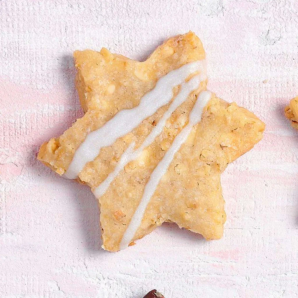 Stelle allo zenzero e al cioccolato bianco