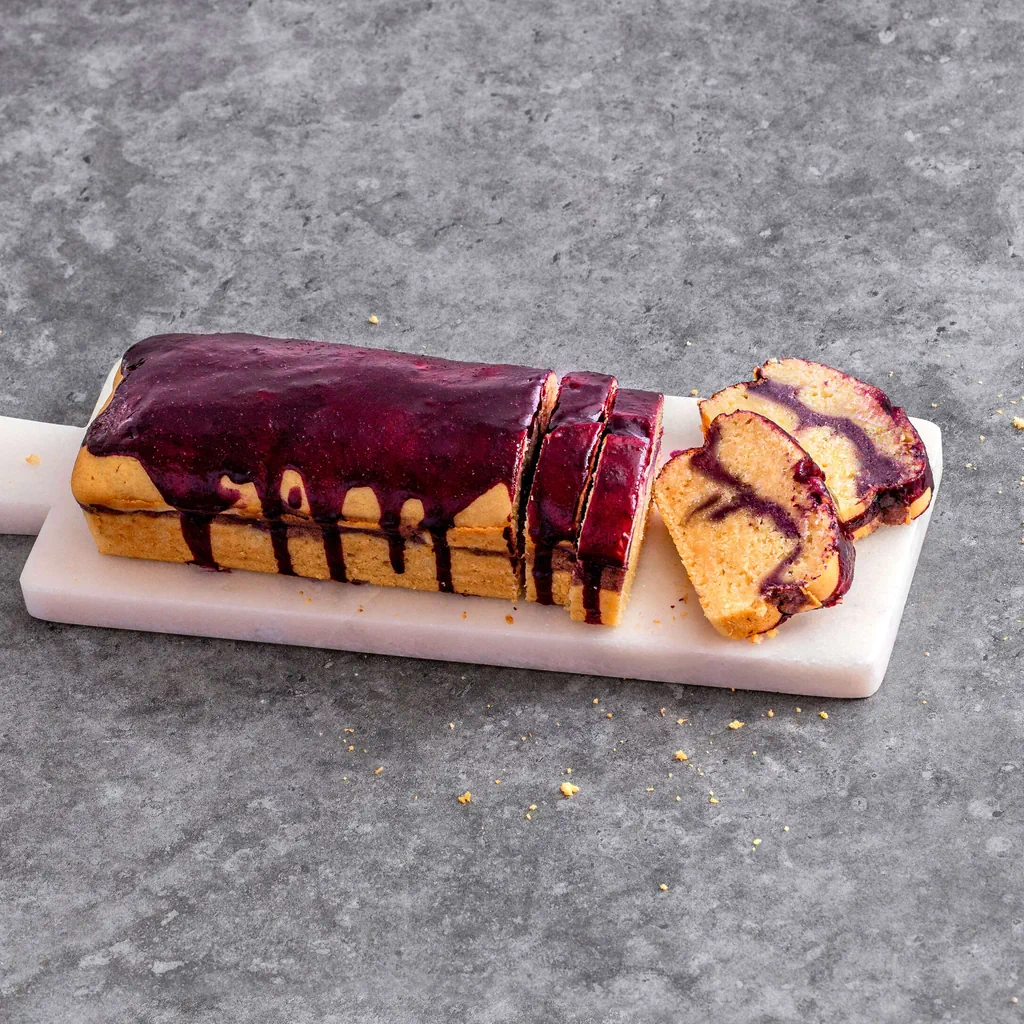 Cake mit Salzzitronen und Heidelbeeren