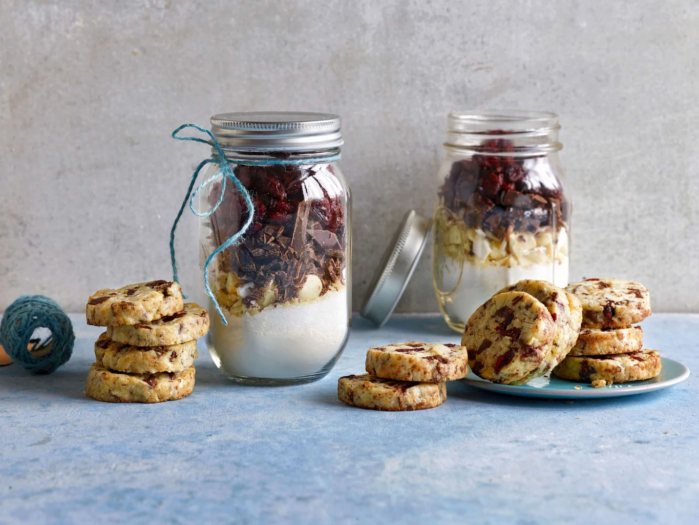 Cookies ai cranberries e al cocco