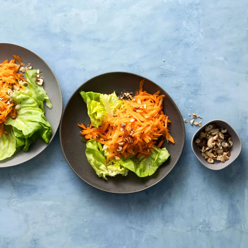 Salade de carottes aux noix