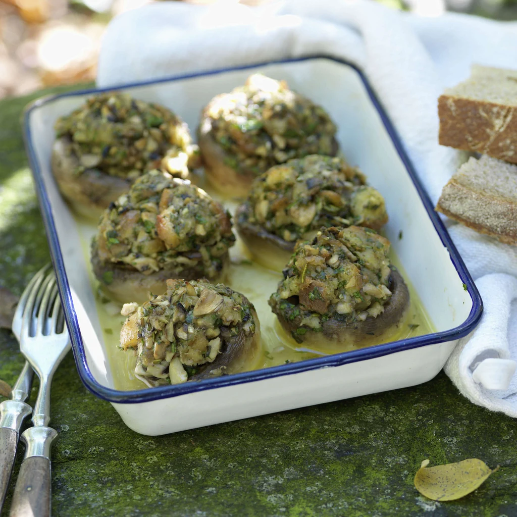 Falsche Schnecken mit Kräuter-Brot