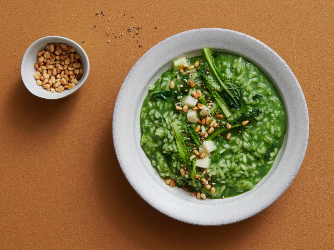 Federkohlrisotto mit Taleggio