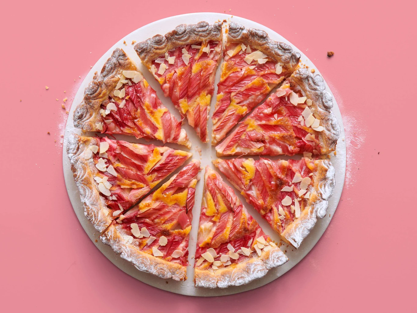 Crostata di rabarbaro