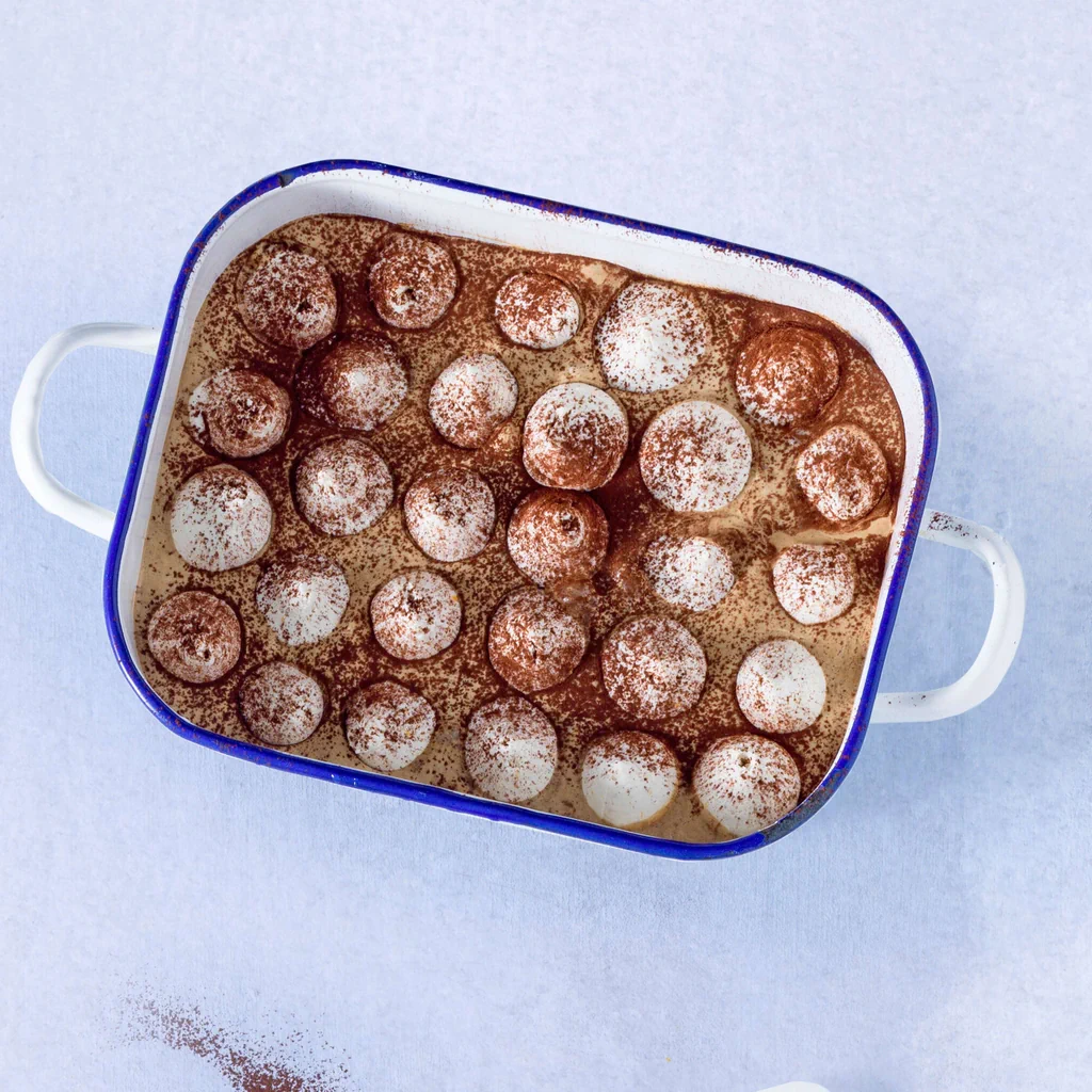 Tiramisù con gelato al caffè