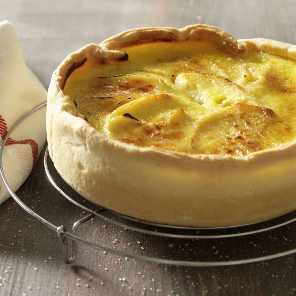 Caramelisierte Apfel-Pudding-Torte