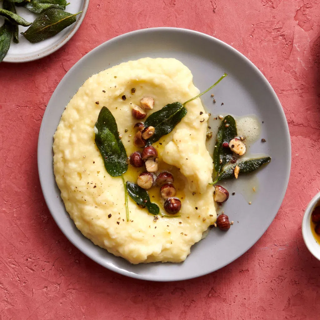 Purée de céleri avec sauge rissolée 