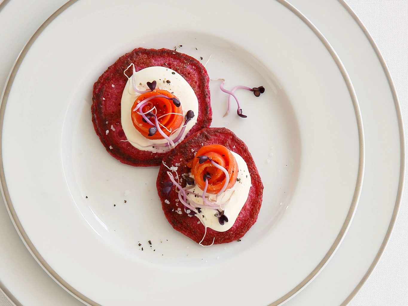 Randen-Blini mit Rauchlachs