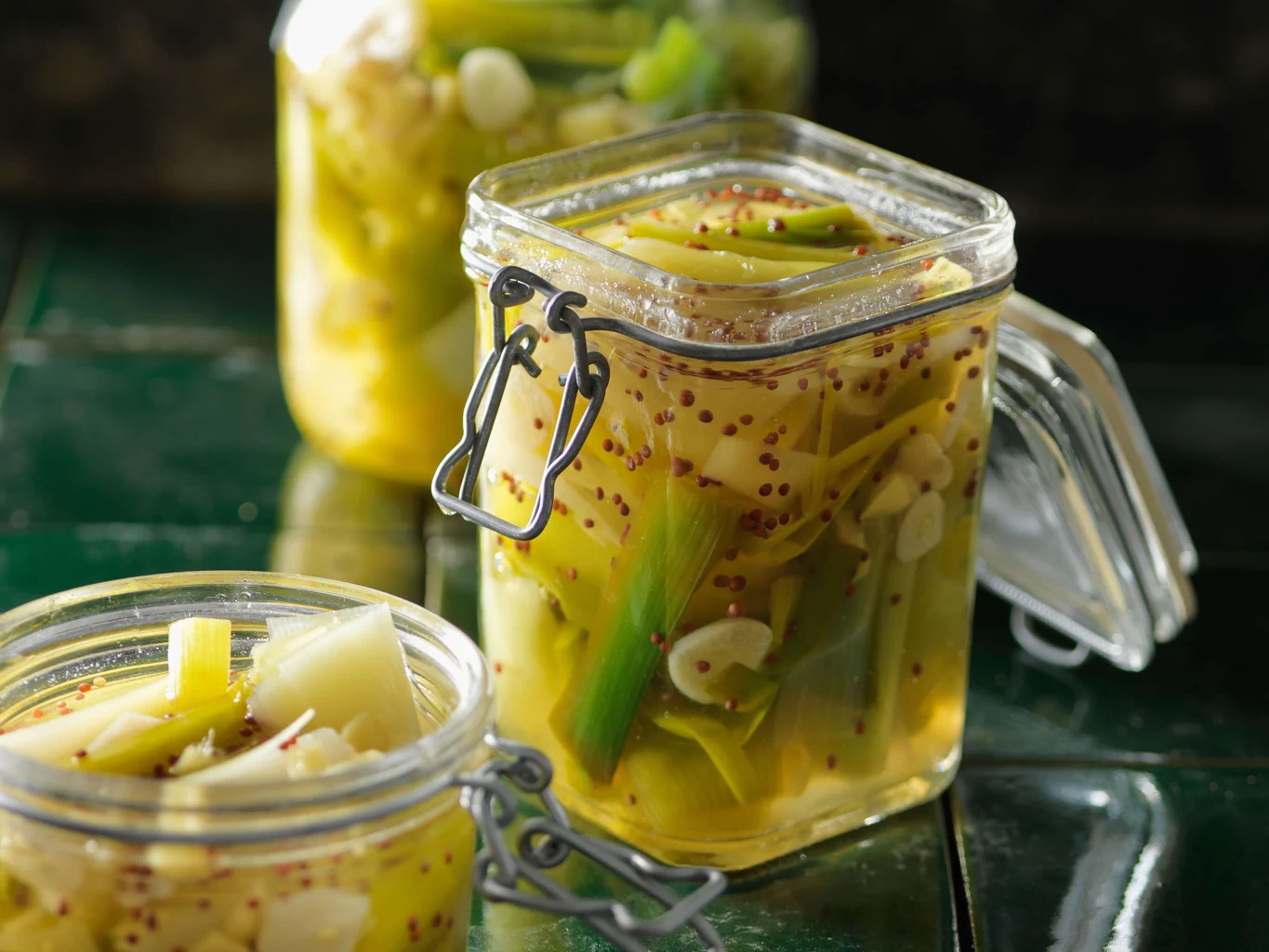 Poireaux marinés