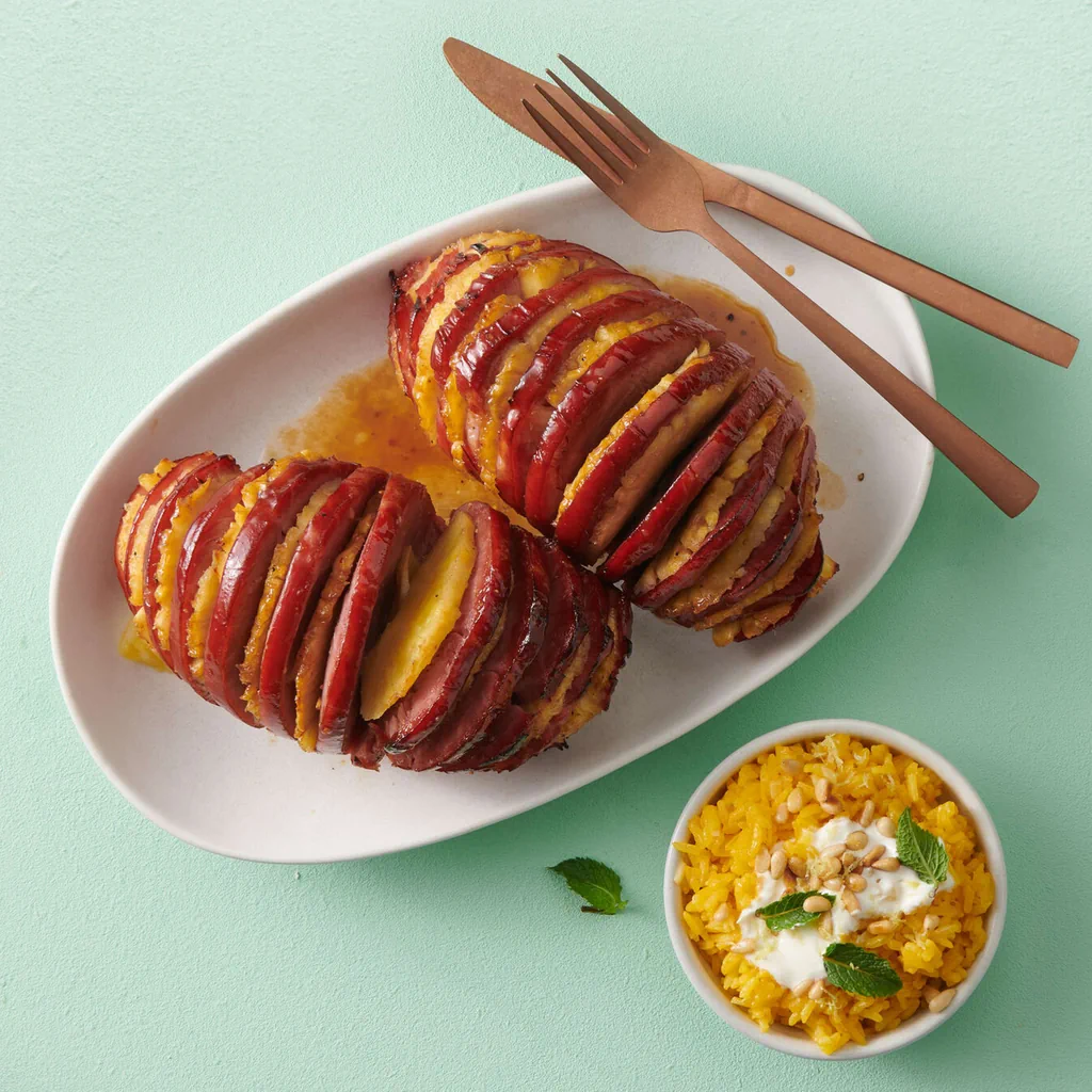 Ananas-Schinkli aus dem Ofen