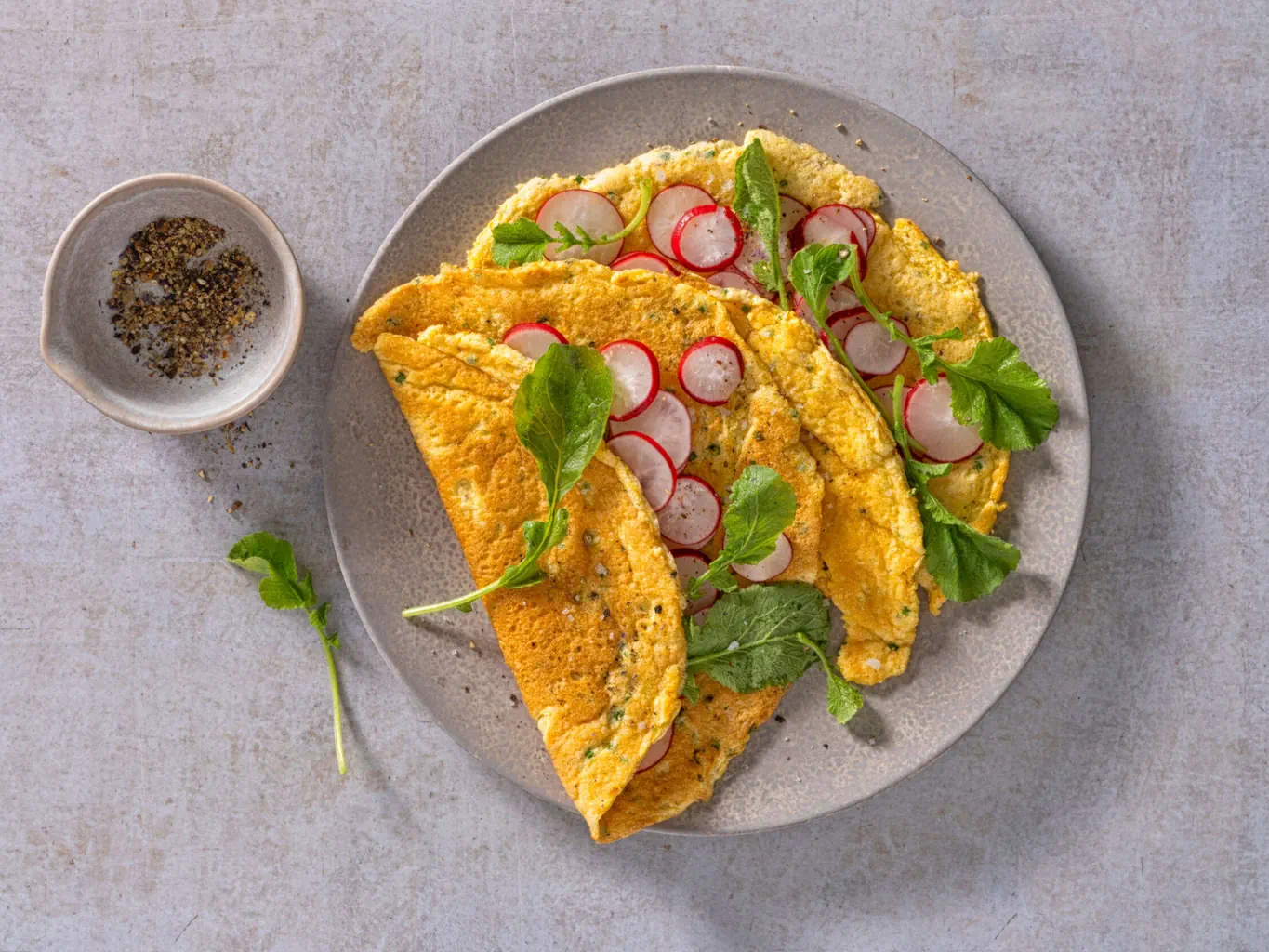 Omelette ai ravanelli