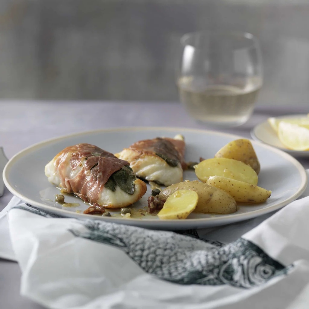 Saltimbocca de turbot avec beurre épicé