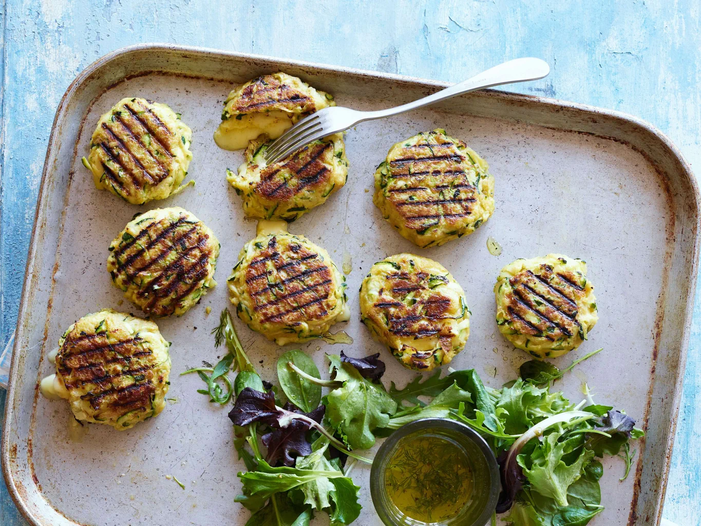 Tomme en manteau de courgettes