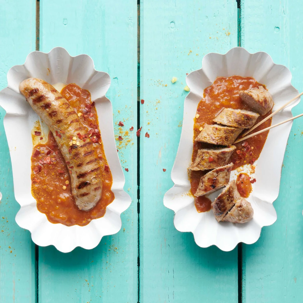 Saucisse au curry grillée