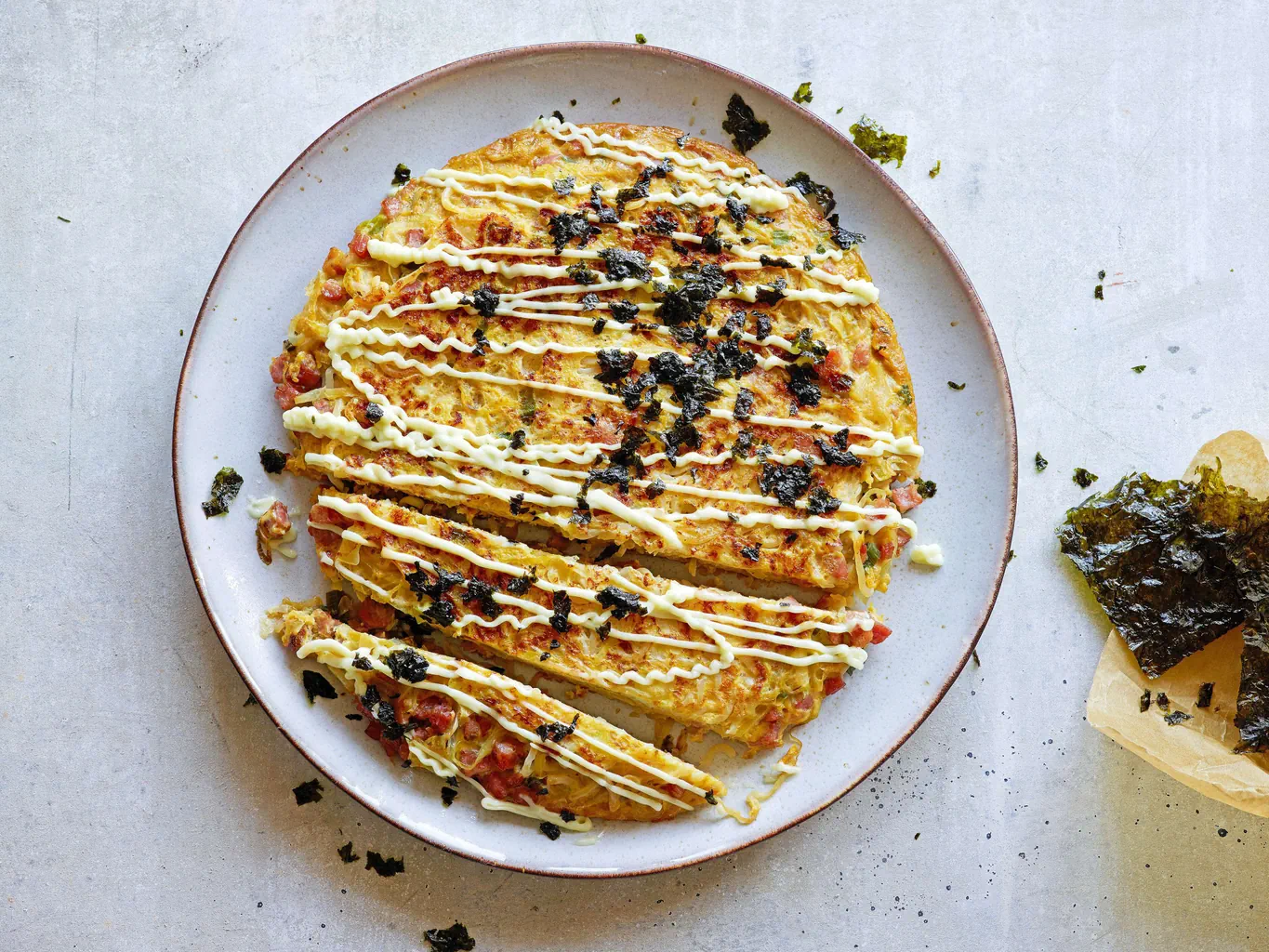 Omelette aux shirataki