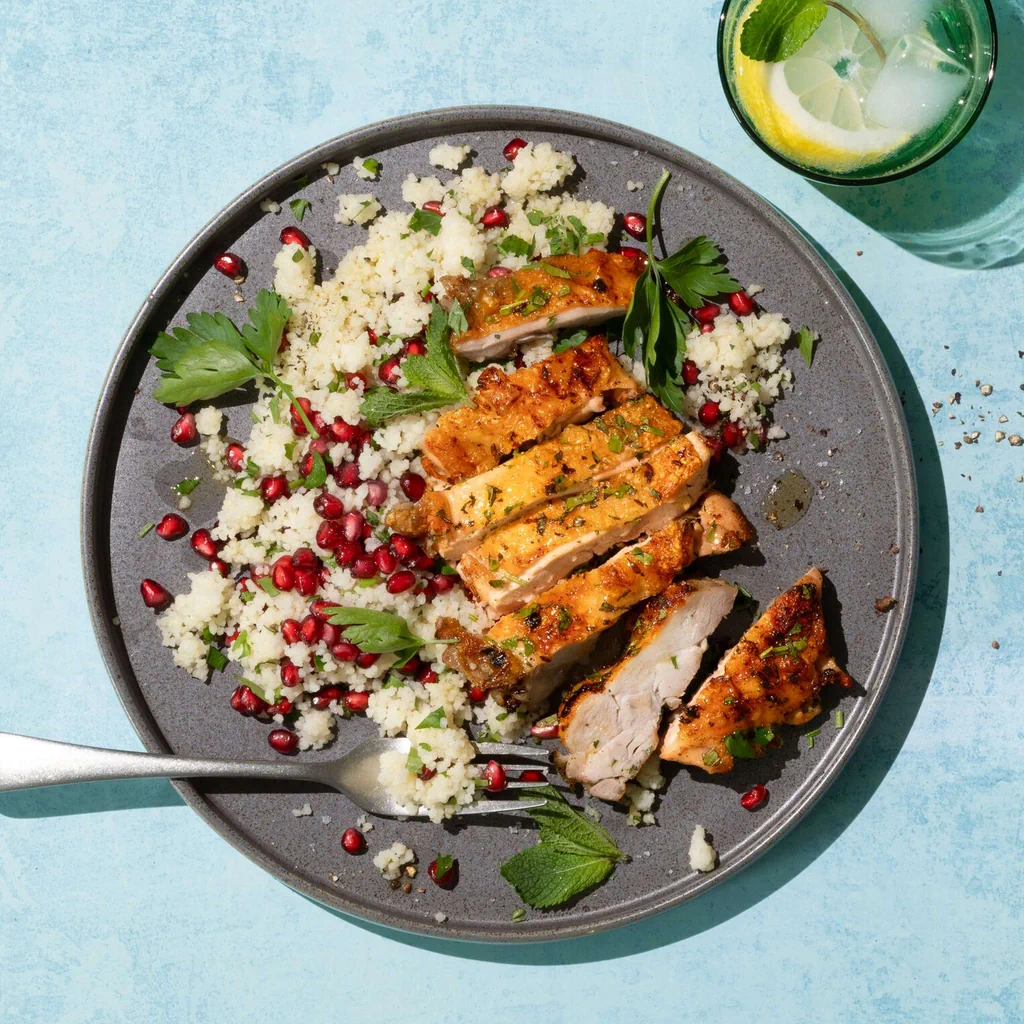 Steak de poulet grillée à l'orientale