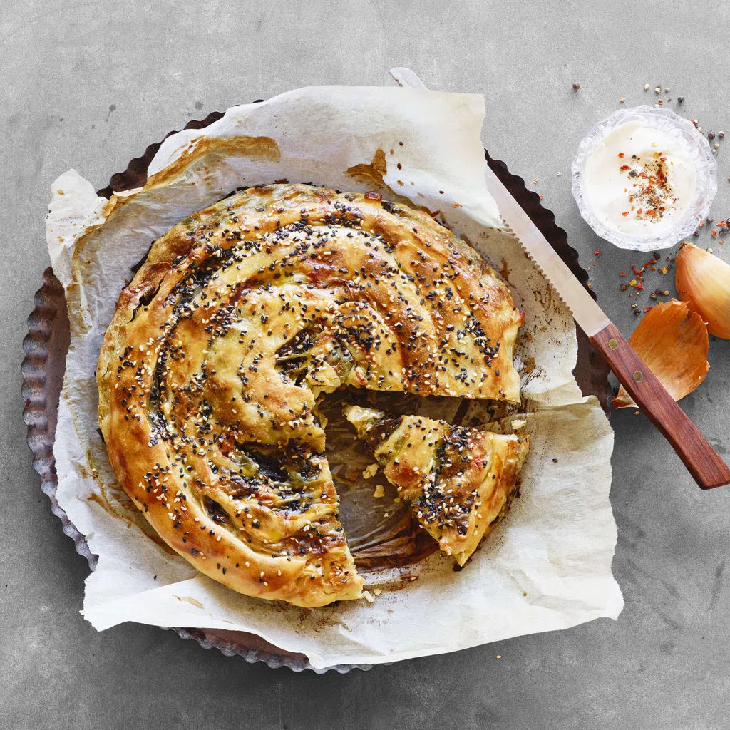 Börek mit Spinat und Feta